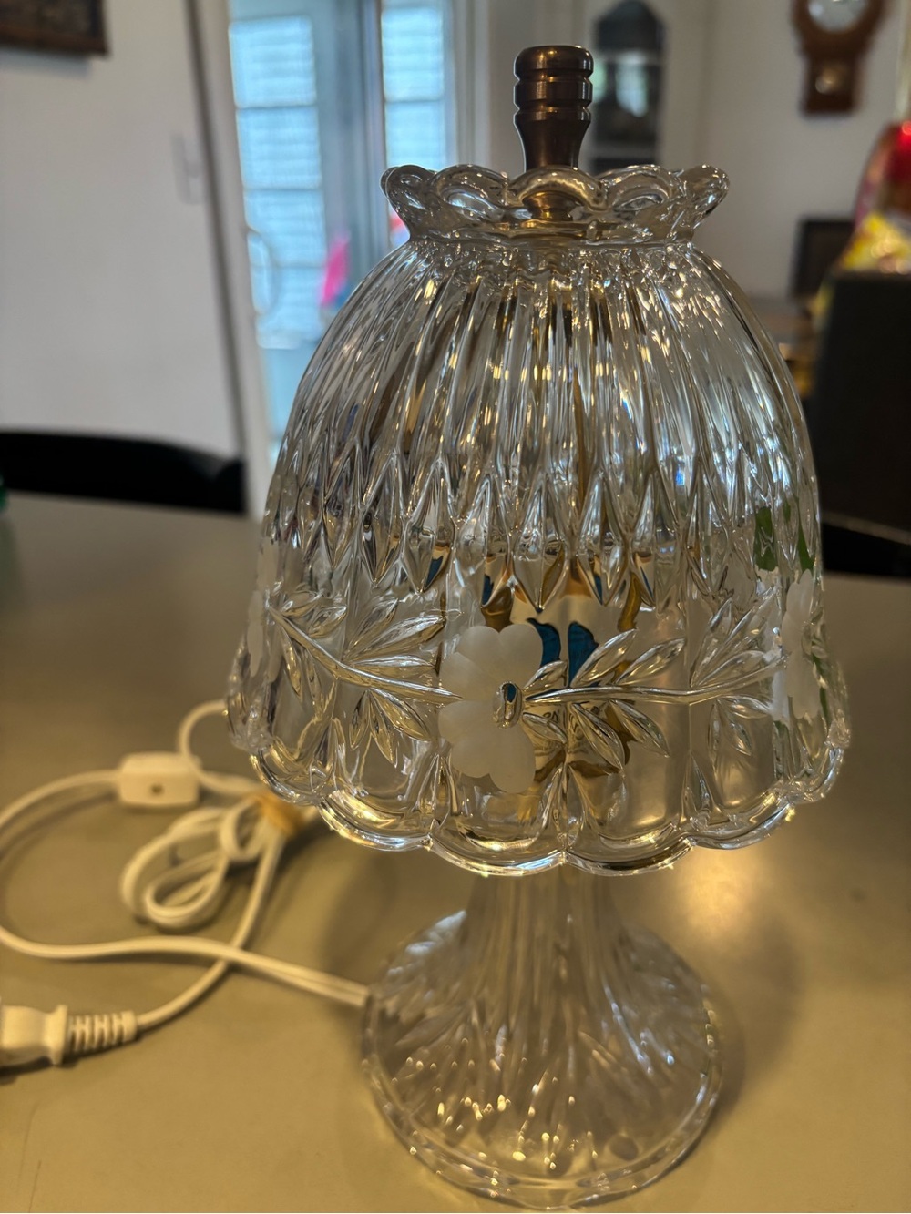 Vintage Princess House Heritage Romance Crystal Bedroom Lamp